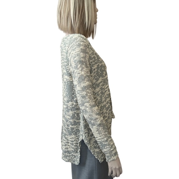 Nordstrom Olivia Sky Cardigan Sweater Popcorn Knit Chunky Open Front Duster - Picture 7 of 12